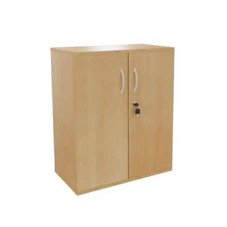 Desk High Cupboards - W600 - Beech